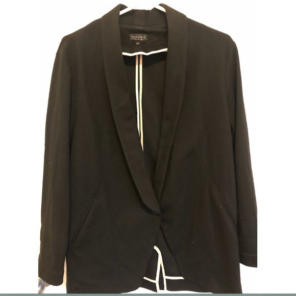 Black Single Breasted Blazer - Picture 1 of 2